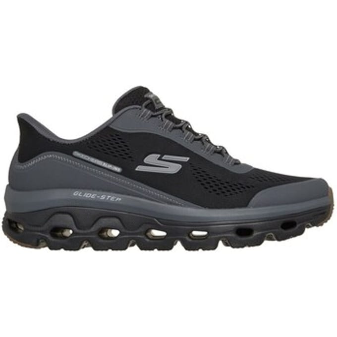 Skechers Heren Sneaker Glide Step Sole Glover Peak 237812 BKCC Black Charcoal