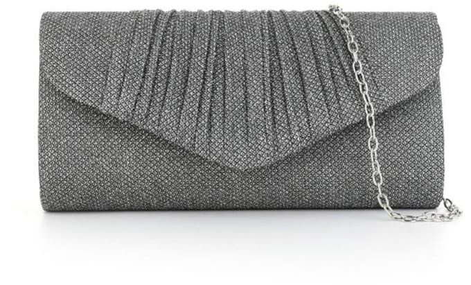 Party clutch- Grijs