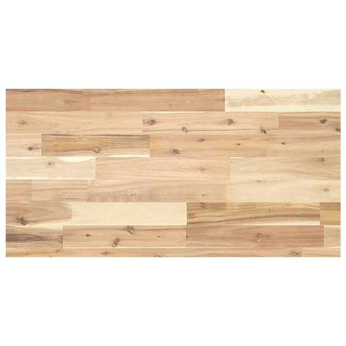 vidaXL - Wastafelblad - 100x40x4 - cm - onbehandeld - massief - acaciahout
