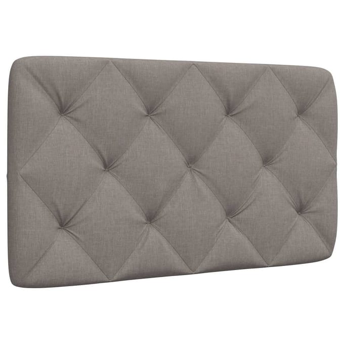 vidaXL - Hoofdbordkussen - 80 - cm - stof - taupe