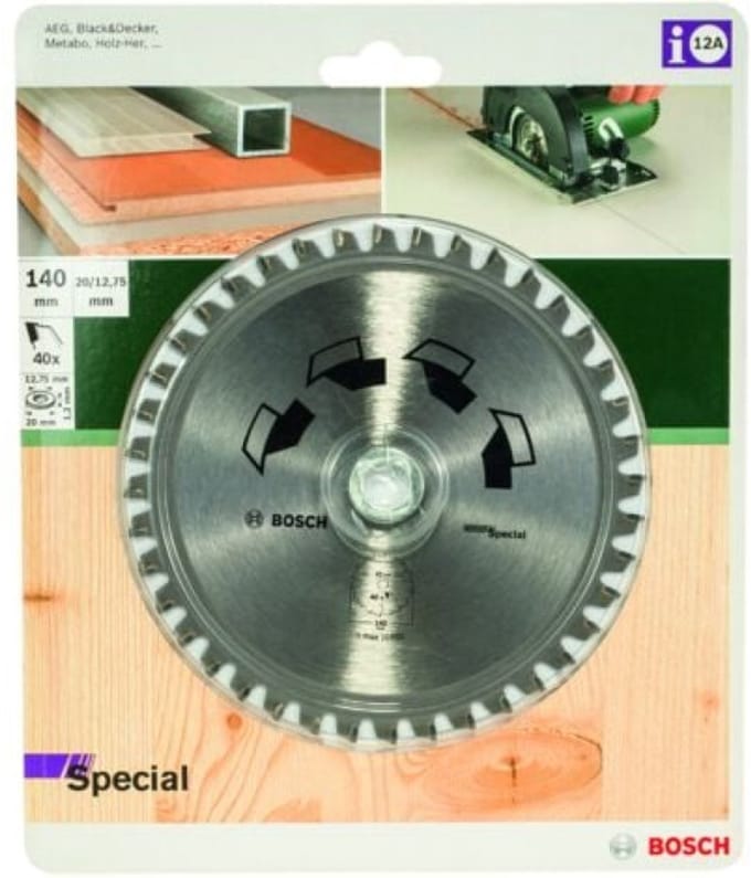 Bosch Cirkelzaagblad SPECIAL 140 x 20 x 2,2 mm - 40