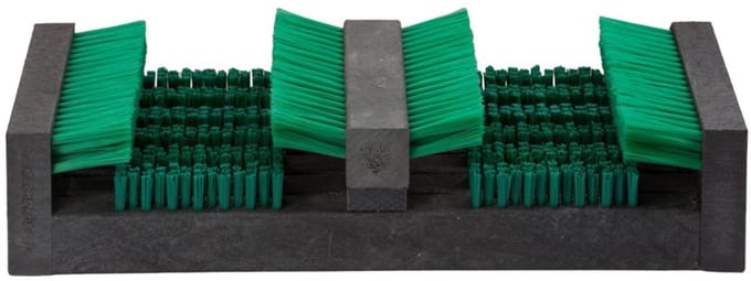 Borstelshop - voetenveger - kunststof - groen