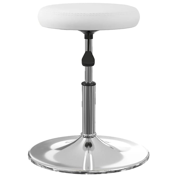 vidaXL - Eetkamerstoelen - 4 - st - kunstleer - wit