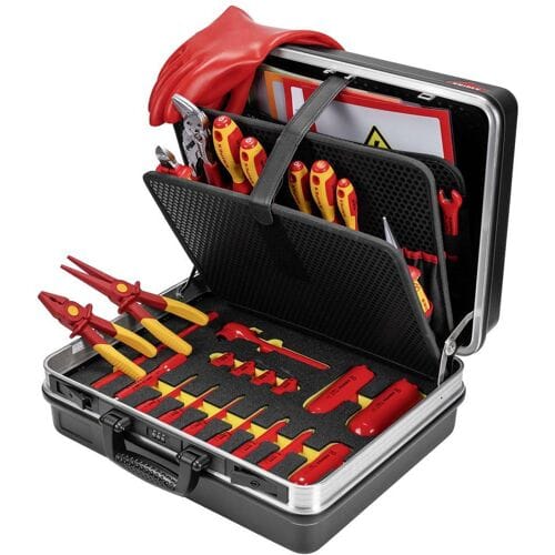 Knipex Basic E-Mobilität Gereedschapskoffer (gevuld) (b x h x d) 410 x 200 x 465 mm