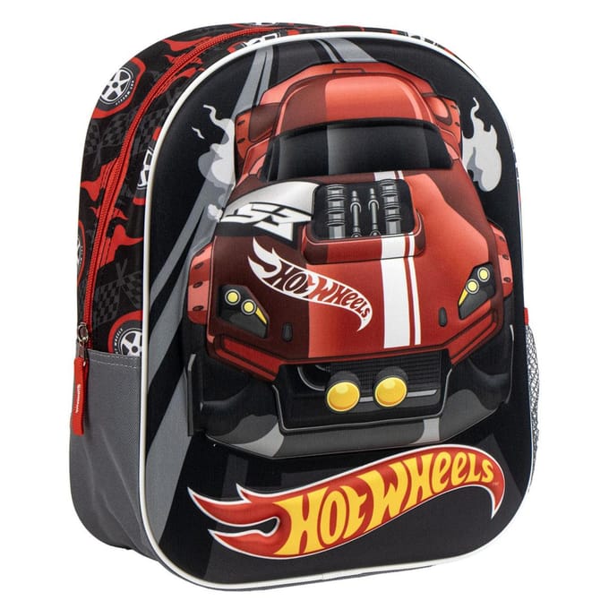 Hot Wheels Rugzak Jongens – Schooltas Kind 31 cm – Stoer Design