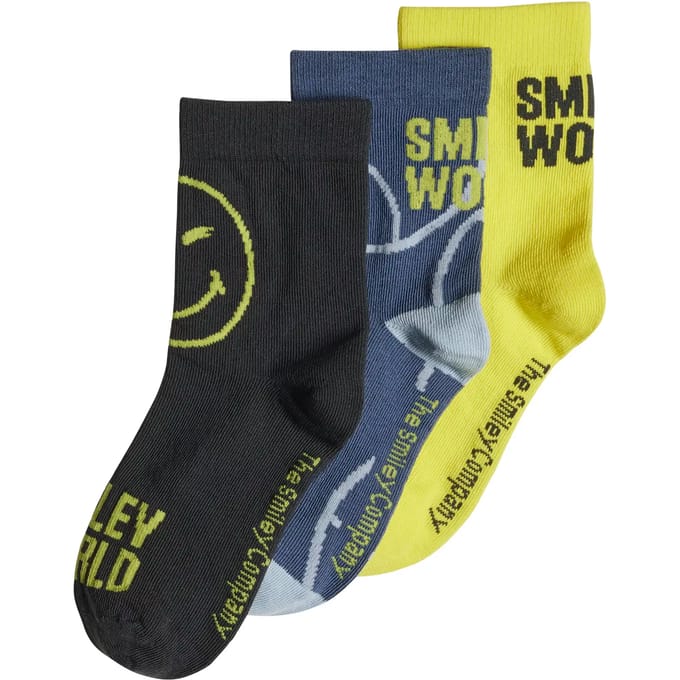 Baby sokken adidas x Smiley World (x3)