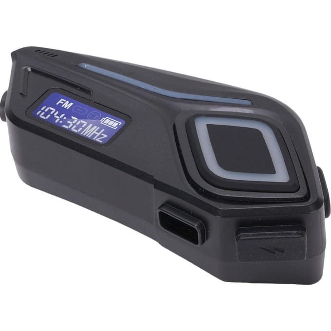 Motorhelm Luidspreker Bluetooth 5.4 IPX8 Regenbestendig Multifunctionele Motorhelm Headset black