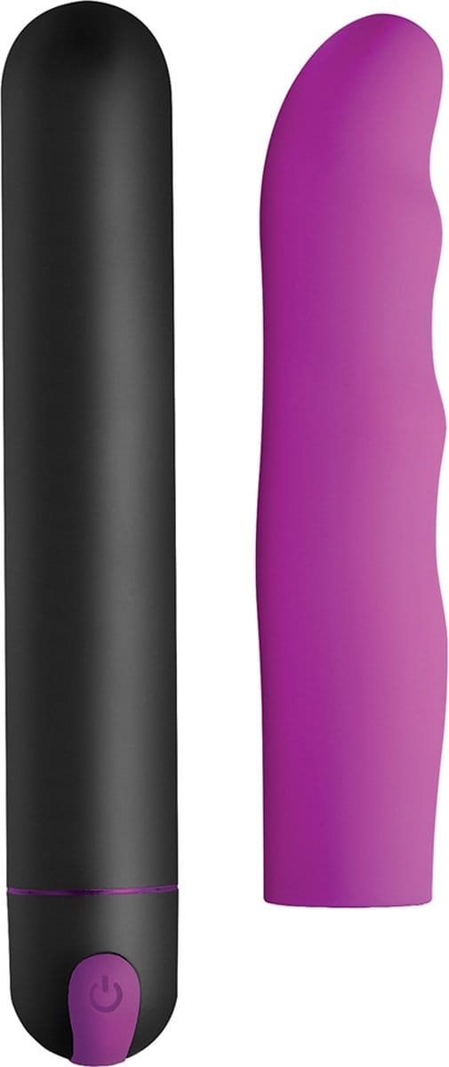 XR Brands - XL Bullet and Wavy Silicone Sleeve