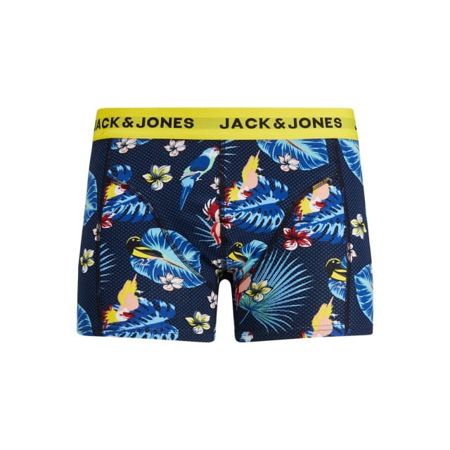 Jack & Jones Boxershorts heren trunks jacflower bird print 3-pack