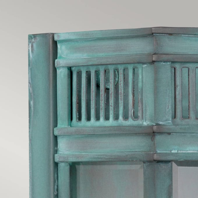 Elstead Lighting LED Buitenlamp Holborn | 1X E14 Max 40W | IP44 | Dimbaar | Verdigris