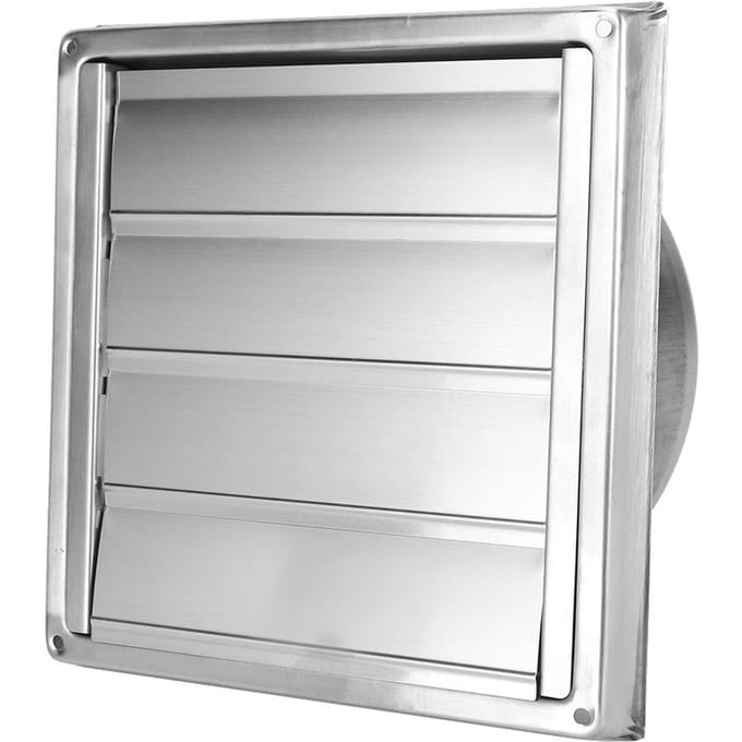 Grille de ventilation carrée en acier inoxydable pour conduit d'aération