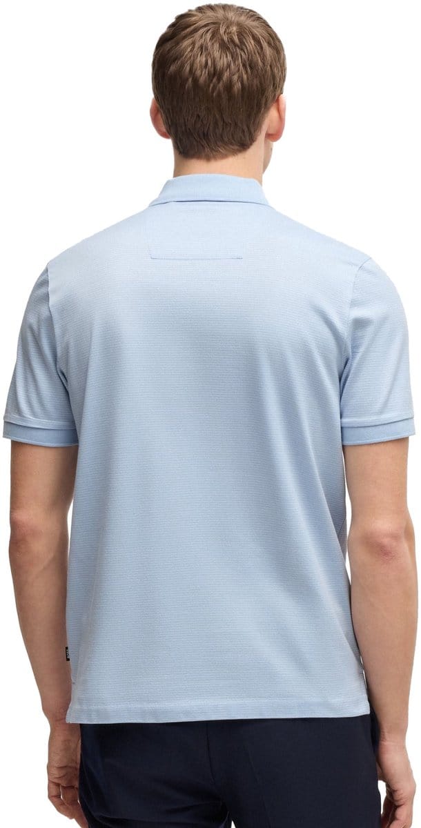 Hugo Boss poloshirt korte mouw lichtblauw