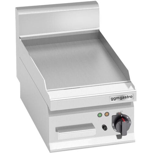 GGM Gastro Elektro Bratplatte - 4 kW - Glatt Zilver