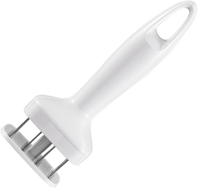 Vleesvermalser Machine - Vlees Hamer - Vlees Mals Maken - Ergonomisch Ontwerp - 6.3 x 9.5 x 6.3 cm - Wit