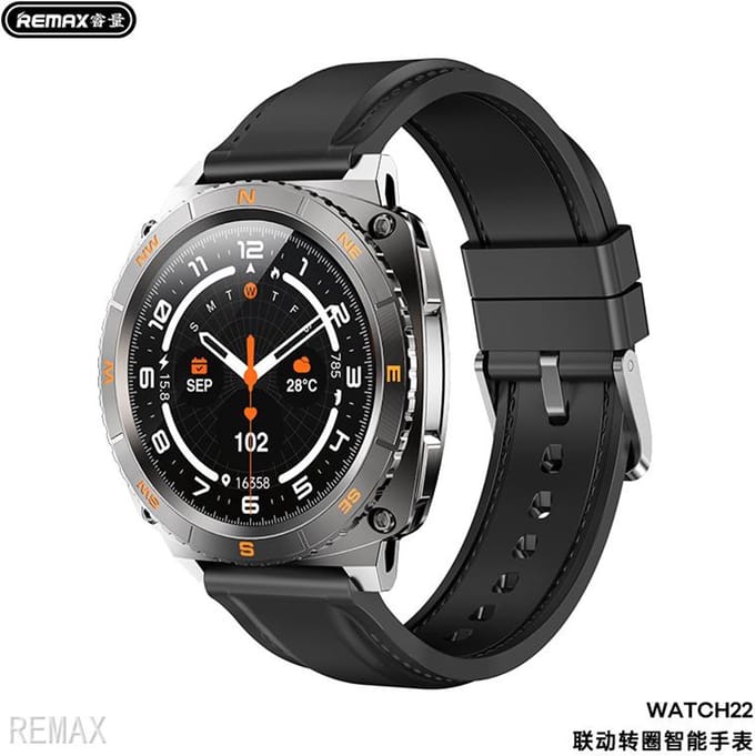 Remax WATCH22 - SmartWatch - Linkage Rotatable - IP68 - Chat GPT - Tarnish