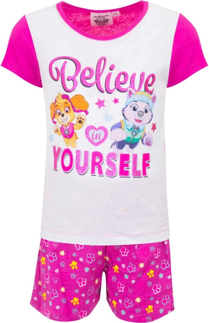 PAW Patrol - Shortama - Roze - Maat 98 -  3 jaar