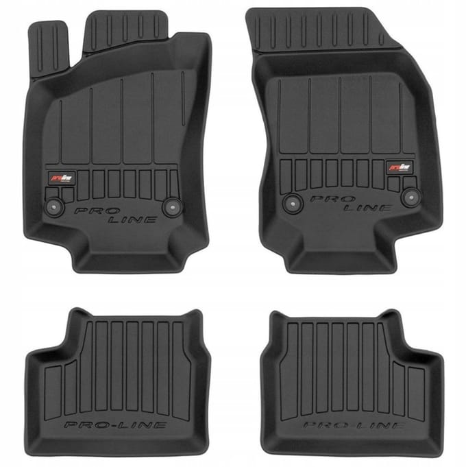 FROGUM – 3D Rubber Vloermatten voor OPEL Astra H (2004-2014) – Set van 4 – TPE – Hoge rand 6 cm
