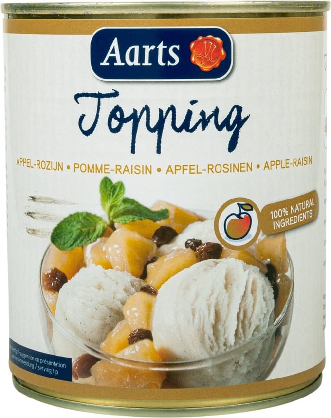 AARTS Appel rozijn topping 85 cl