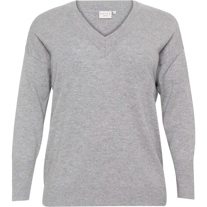 V-hals trui dames KAFFE Curve Luno