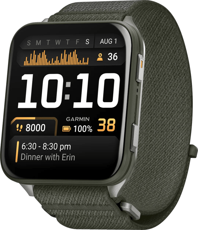 Garmin Venu X1 - GPS-smartwatch - 2-inch - AMOLED-scherm - Moss/Groen