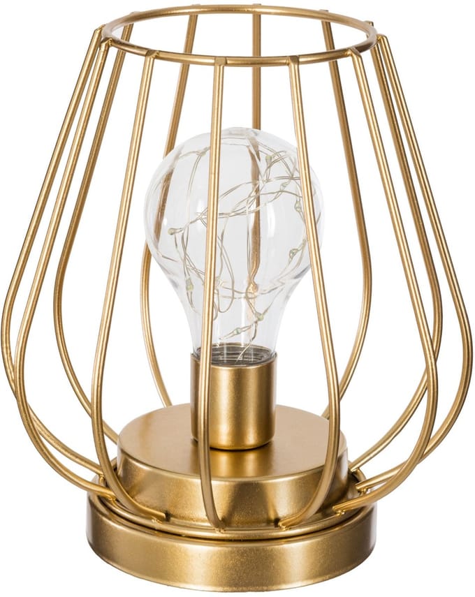 Atmosphera - Tafellamp - Goud - LED - Batterij