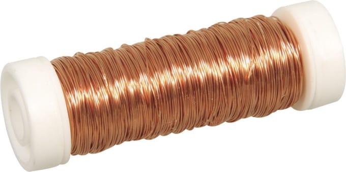 Rayher Sieraden maken draad - koper - 0.3 mm dik - 50 meter snoer - haakdraad - bindmaterialen - rijgkoord