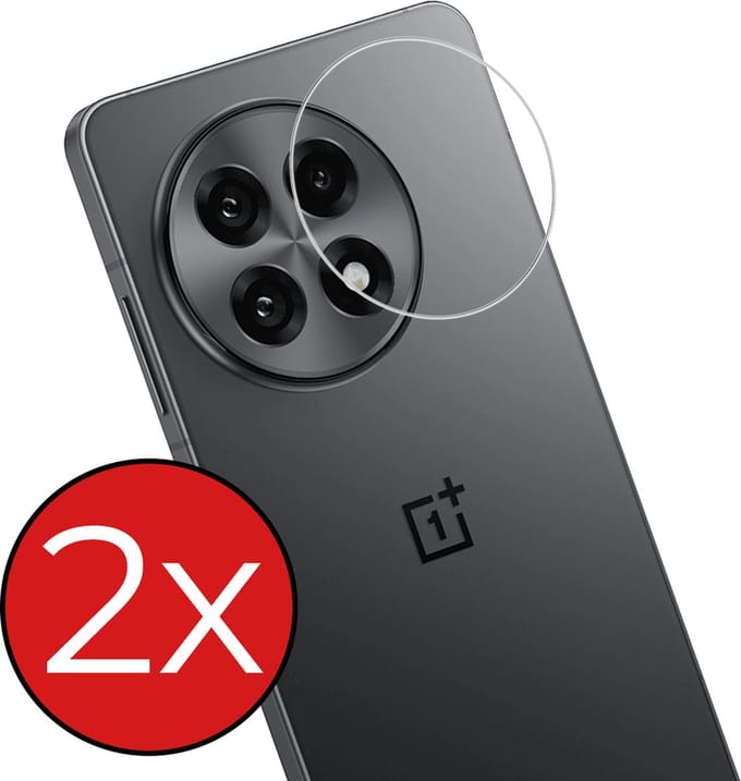 Camera Lens Protector - 2 Stuks - Geschikt voor OnePlus 13R - Camera Screenprotector - Beschermglas - Gehard Glas - Tempered Glass - Screen Protector