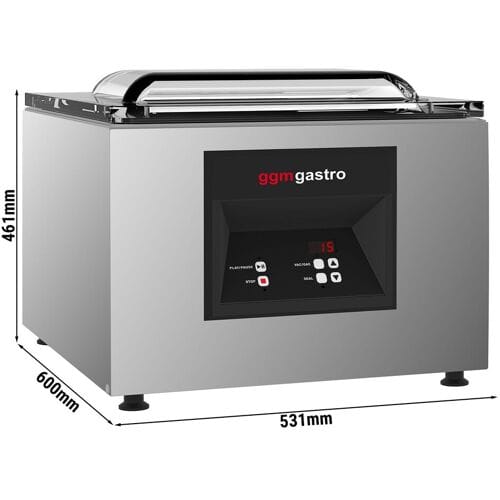 GGM Gastro Kammer-Vakuumiergerät - 16m³/h - 900 Watt - Digital