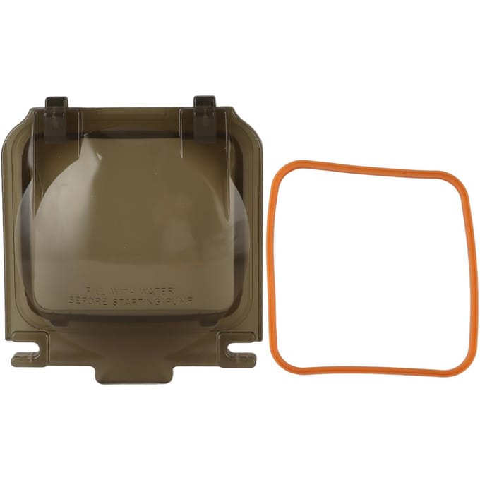 Zwembadpompdeksel Pompdeksel Vervanging met Pakking voor Hayward SP1600X5 SPX1600D Boosterpomp black