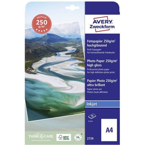 Avery-Zweckform Avery fotopapier 2739 A4, 250 g, 40 vel
