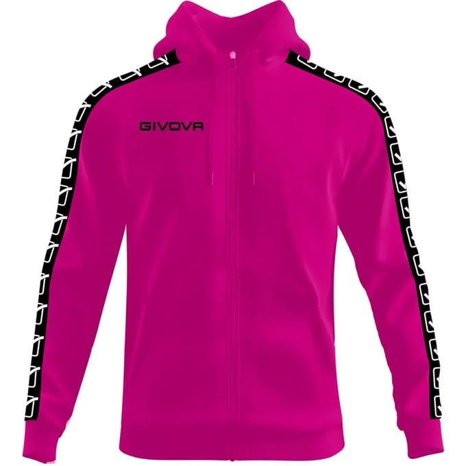 Sweatshirt capuchon met volledige rits Givova
