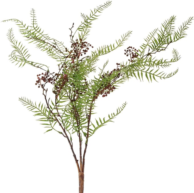 Decoratieve takken pepertak kunstmatig met bessen 90cm 2st, 2 Stück