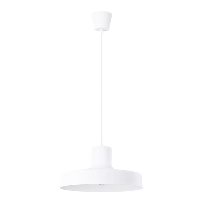 Sollux Lighting Hanglamp Bilo - E27 - wit - staal - 35x35x120cm