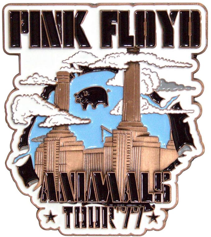 Pink Floyd - Animals Tour '77 Koelkastmagneet - Multicolours