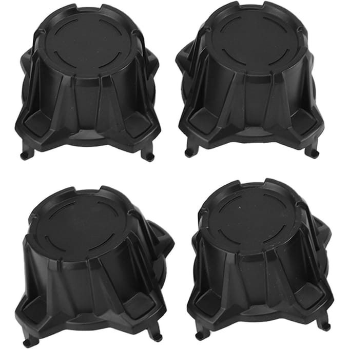 4 Stuks Wielnaafkap Decoratieve Asnaafkappen voor Maverick X3 Turbo R 2017 tot 2020 black