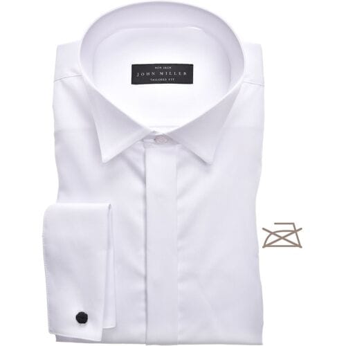 John Miller Overhemd Tailored Smoking Non Iron Wit / male