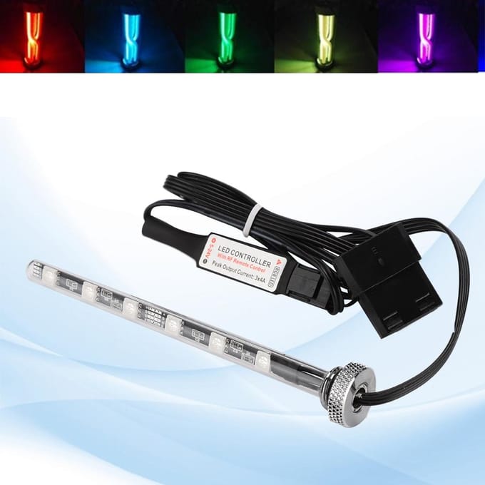 Waterkoeling Lamp Computer Waterkoeling Accessoires met Afstandsbediening DG CLED 125mm black