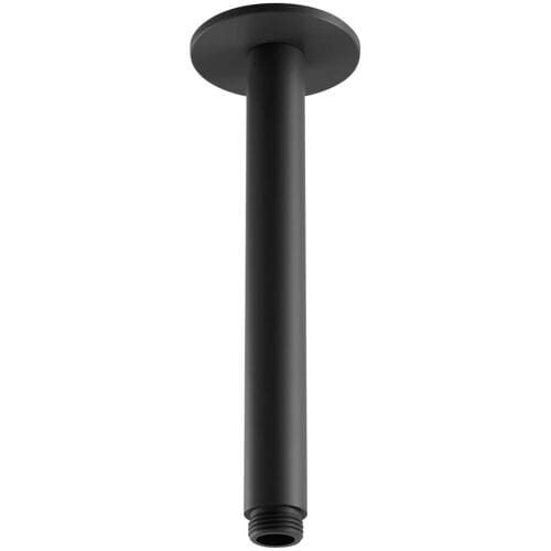 Herzbach DEEP BLACK ceiling arm seven round 20 cm 23.964820.1.12