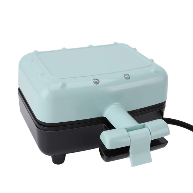 Mini Sandwichmachine ABS Dubbelzijdige Verwarmings Panini Pers Sandwichmaker voor Ontbijt Thuis L lichtblauwe kleur