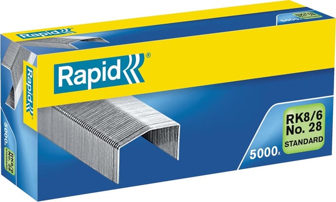 Nieten Rapid RK8 (B8) gegalvaniseerd standaard 5000 stuks