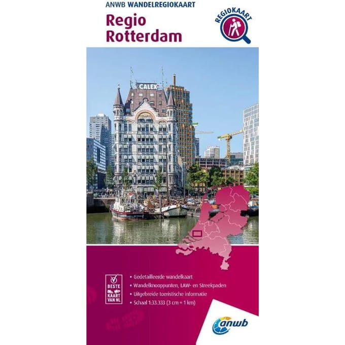 Regio Rotterdam 1:33.333 - Anwb Wandelregiokaart