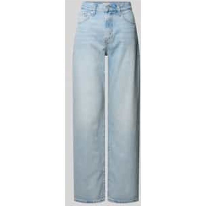 tapered fit jeans van katoenmix in 5-pocketmodel