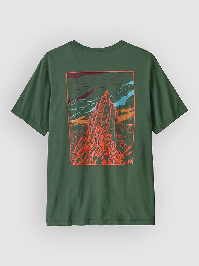 Patagonia Cloud Crag T-Shirt groen