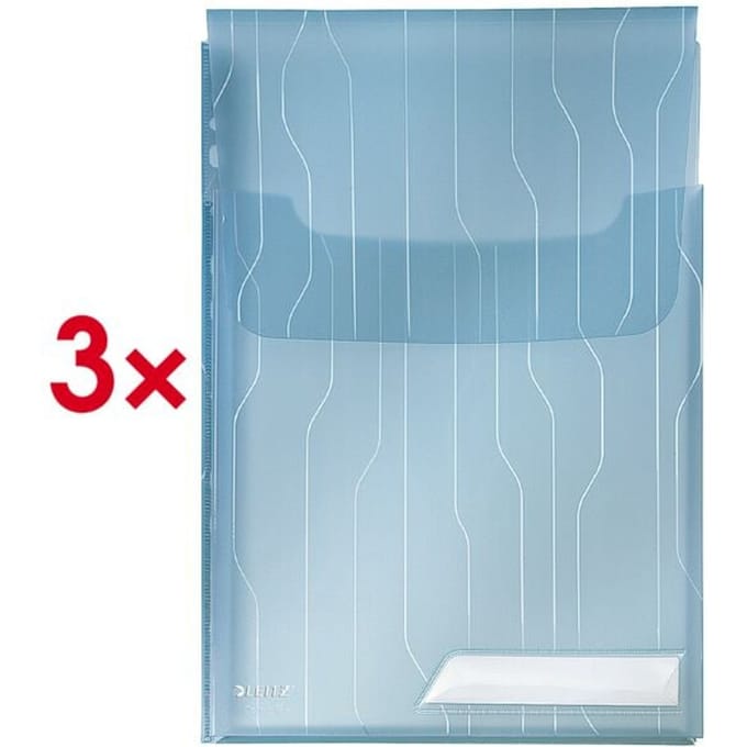 Leitz CombiFile stofklepmap Polypropyleen (PP) Blauw