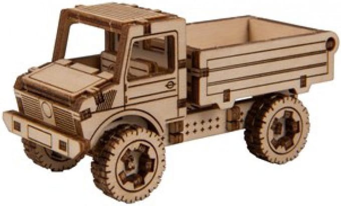 Wooden City Modelbouwset Superfast 8,6 Cm Hout Goud 68-delig
