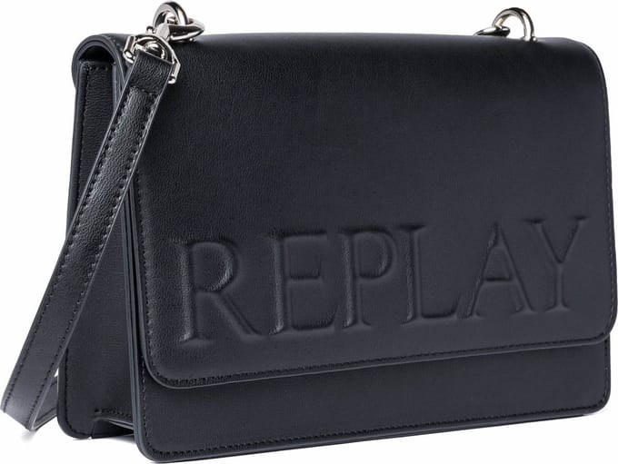 REPLAY Schoudertas Crossbody Bag Black Zwart