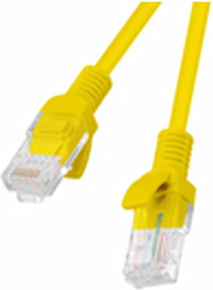Lanberg Patchcord Utp Cat.6 10M Geel Voor Computernetwerken Ethernet