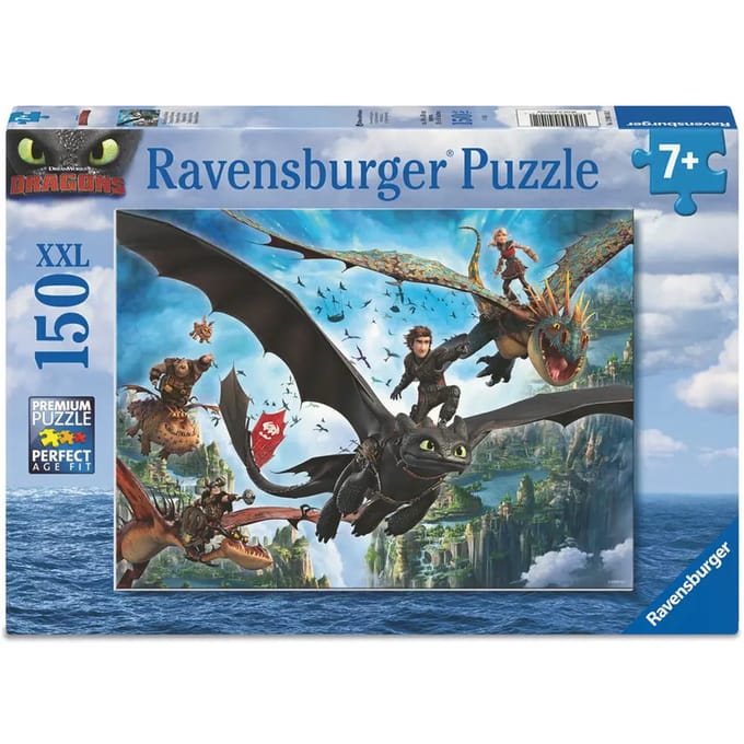 Ravensburger Dragons New Movie 150 stukjes XXL Kinderpuzzels