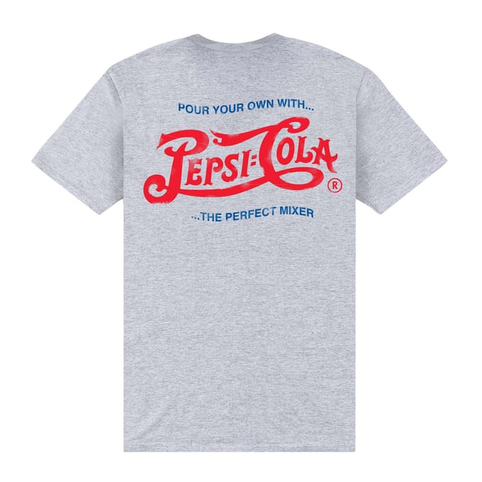 Pepsi Co. Pour Your Own Men's T-Shirt - Grey - XL