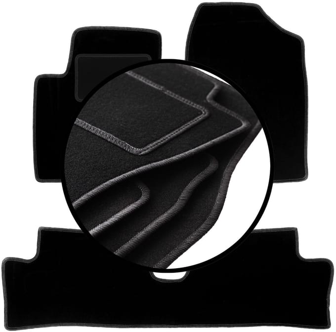 Complete set veloursmatten voor: Hyundai i10 II hatchback (2013-)